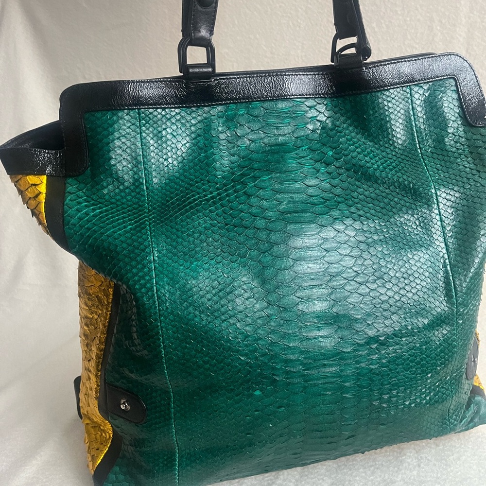 Dax Gabler Python Shoulder Bag - image 1